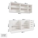 Ver imagem 6 de Cozinha Modulada 4 Peças sem Tampo com Rodapé 2 Aéreos e 2 Balcões Ipanema CabeCasa MadeiraOriginals
