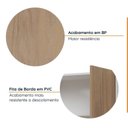 Ver imagem 7 de Cozinha Modulada 4 Peças sem Tampo com Rodapé 2 Aéreos e 2 Balcões Ipanema CabeCasa MadeiraOriginals