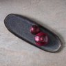 CONJUNTO C/ 4 TRAVESSAS OVAL RASA GRANDE ORGÂNICO TITANIUM 36x13 cm - 4