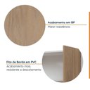 Ver imagem 7 de Cozinha Modulada 4 Peças sem Tampo com Rodapé 2 Aéreos e 2 Balcões Ipanema CabeCasa MadeiraOriginals