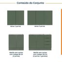 Ver imagem 5 de Cozinha Modulada 4 Peças sem Tampo com Rodapé 2 Aéreos 2 Balcões Ipanema CabeCasa MadeiraOriginals m