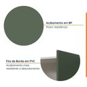 Ver imagem 7 de Cozinha Modulada 4 Peças sem Tampo com Rodapé 2 Aéreos e 2 Balcões Ipanema CabeCasa MadeiraOriginals