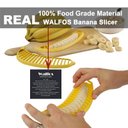 Ver imagem 2 de Fatiador de Banana de Plástico Walfos, Utensílios de Cozinha, Cortador de Frutas e Vegetais