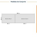 Ver imagem 4 de Cozinha Modulada 4 Peças sem Tampo com Rodapé 2 Aéreos e 2 Balcões Ipanema CabeCasa MadeiraOriginals
