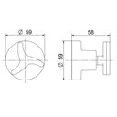 Ver imagem 2 de Acabamento para Registro Base Docol 1/2" À 1" Nova Trio