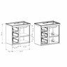 Gabinete para Banheiro em Aço 3 Gavetas - 8