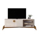 Ver imagem 3 de Rack para TV até 60 Polegadas 140cm com Puxador e Pés em Madeira Maciça Buriti