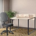 Ver imagem 3 de Cadeira Giratória Martiflex Internauta Executiva com Braço - Int1105pt25pt