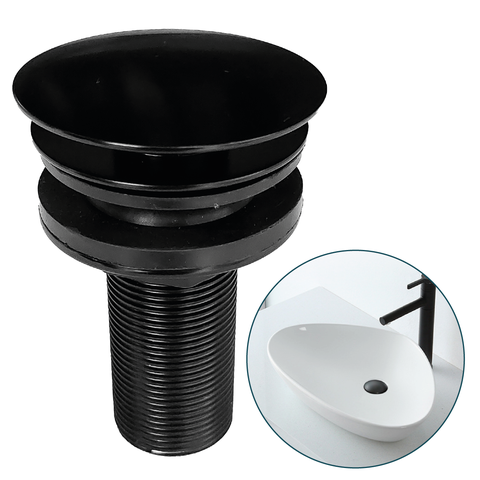 Valvula Click 7/8 Inox Ralo Pia Banheiro Cuba Lavabo Lavatorio Escoamento