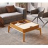 Mesa de Centro com Pés em Madeira Maciça Buriti - 2