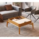 Ver imagem 2 de Mesa de Centro com Pés em Madeira Maciça Buriti