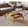 Mesa de Centro com Pés em Madeira Maciça Buriti - 6