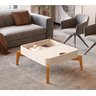 Mesa de Centro com Pés em Madeira Maciça Buriti - 2