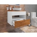 Ver imagem 5 de Conj Banheiro Gabinete Bali Branco Naturalle 2076111 Bechara