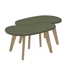 Mesa de Centro 100% MDF Design Orgânica - 6
