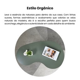 Mesa de Centro 100% MDF Orgânica - 8