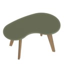 Ver imagem 3 de Mesa de Centro Orgânica Verde 100% MDF