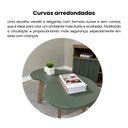 Ver imagem 7 de Mesa de Centro Orgânica Verde 100% MDF