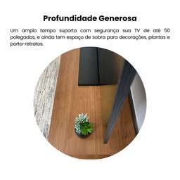Rack para Tv até 50 Polegadas 1 Portas 2 Nichos Frank - 8