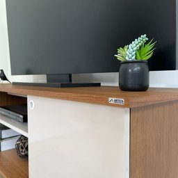 Rack para Tv até 50 Polegadas 1 Portas 2 Nichos Frank - 10
