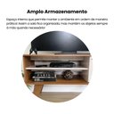 Ver imagem 6 de Rack para TV até 50 Polegadas MDF 120cm 1 Portas 2 Nichos Frank Marrom