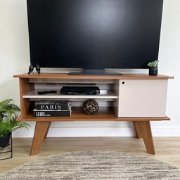 Rack para Tv até 50 Polegadas 1 Portas 2 Nichos Frank - 17