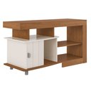 Ver imagem 3 de Rack Moderno para TV até 50 Polegadas MDF 122cm 1 Porta Royal Marrom