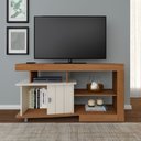 Ver imagem 1 de Rack Moderno para TV até 50 Polegadas MDF 122cm 1 Porta Royal Marrom