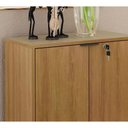 Ver imagem 5 de Balcão 02 Portas Com Chave Pes Tubular Me4154 Amêndoa Preto