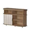 Ver imagem 4 de Buffet para Sala de Estar Magnum 120,0cm x 75,0cm x 45,0cm Marrom/Carvalho/Off White/Menta