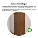 Ver imagem 5 de Buffet Vivaldi 2 Portas e 1 Prateleira com Detalhe Ripado Marrom/Off White
