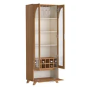 Ver imagem 5 de Cristaleira 2 Portas, 3 Prateleiras e 12 Nichos Murano