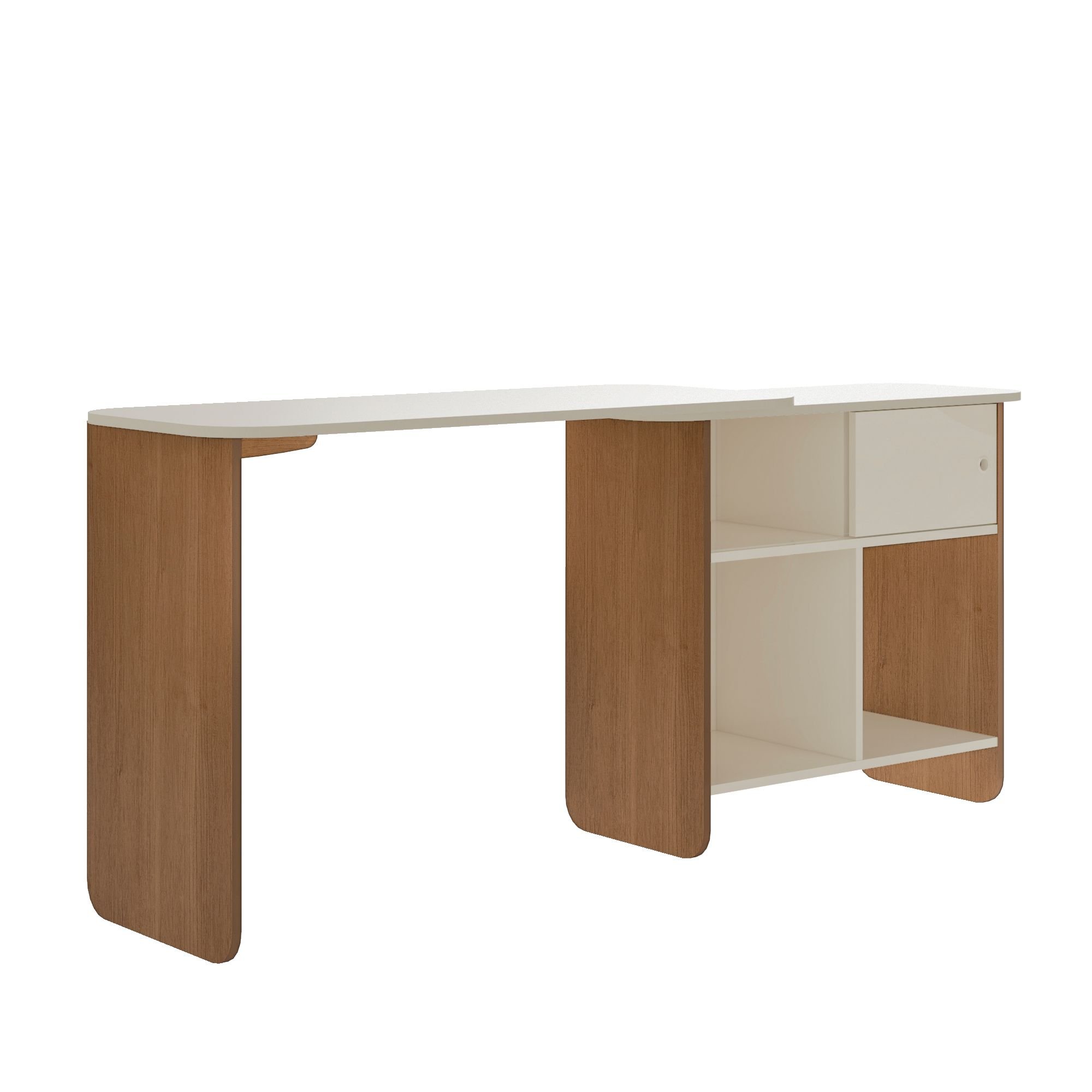Escrivaninha com Estrutura flexível 4 Nichos, 1 Porta Nomad - 18