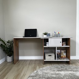Escrivaninha com Estrutura flexível 4 Nichos, 1 Porta Nomad - 15