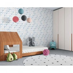 Papel de Parede Sonhos Triângulo Azul 4200 - 1