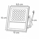 Ver imagem 3 de Refletor Led Holofote Externo 50w Rgb 16 Cores Ip67 Bivolt 127/220v Branco Rgb