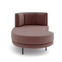 Ver mais imagens de Sofá Chaise Lado Esquerdo Downey Sala de Estar Veludo Rosê G15 - Gran Belo