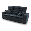 Ver imagem 7 de Sofá Retrátil e Reclinável 180cm Suede com Molas Espirais Europa King House