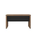 Ver imagem 6 de Escrivaninha Mesa Escritório Tamburato Robusta e Elegante 135,6cm Marrom Artany
