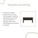 Ver imagem 5 de Escrivaninha Mesa Escritório Tamburato Robusta e Elegante 135,6cm Marrom Artany