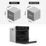 Forno Elétrico de Embutir Eos 72 Litros Convection Porta de Vidro All Black Efe72epm 220v - 5