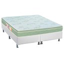 Ver imagem 1 de Cama Box Queen: Colchão Espuma D33 Castor Sleep Max + Base CRC Courano White(158x198)