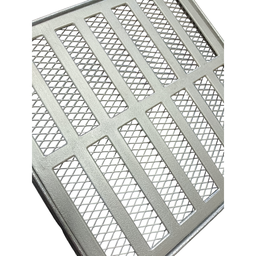 Ralo Grelha Pluvial 20x20 Aluminio com Tela Anti Escorpião e Suporte - 4