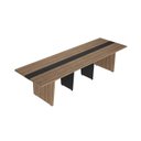 Ver imagem 7 de Módulo Central Y37 para Extensão da Mesa de Reunião Marrom/Nogal/Preto Artany