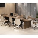Ver imagem 1 de Módulo Central Y37 para Extensão da Mesa de Reunião Marrom/Nogal/Preto Artany