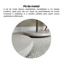 Ver imagem 7 de Mesa de Apoio Lateral Orgânica Moderna para Sala de Estar 100% MDF Bel Alta Artely Bege Off White