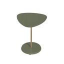 Ver imagem 3 de Mesa de Apoio Lateral Orgânica Moderna para Sala de Estar 100% MDF Bel Alta Artely Verde Menta