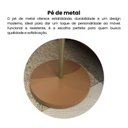 Ver imagem 7 de Mesa de Apoio Lateral Orgânica Moderna para Sala de Estar 100% MDF Bel Artely Marrom Terracota
