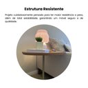 Ver imagem 7 de Mesa Lateral de Apoio 100% MDF Bel Alta Marrom