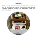 Ver mais imagens de Mesa Lateral de Apoio Theo com USB Marrom 100% MDF
